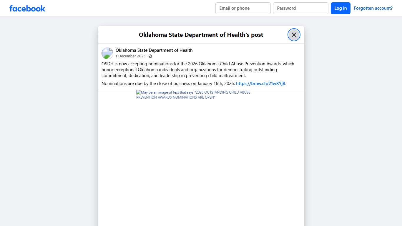 OSDH is now... - Oklahoma State Department of Health Facebook